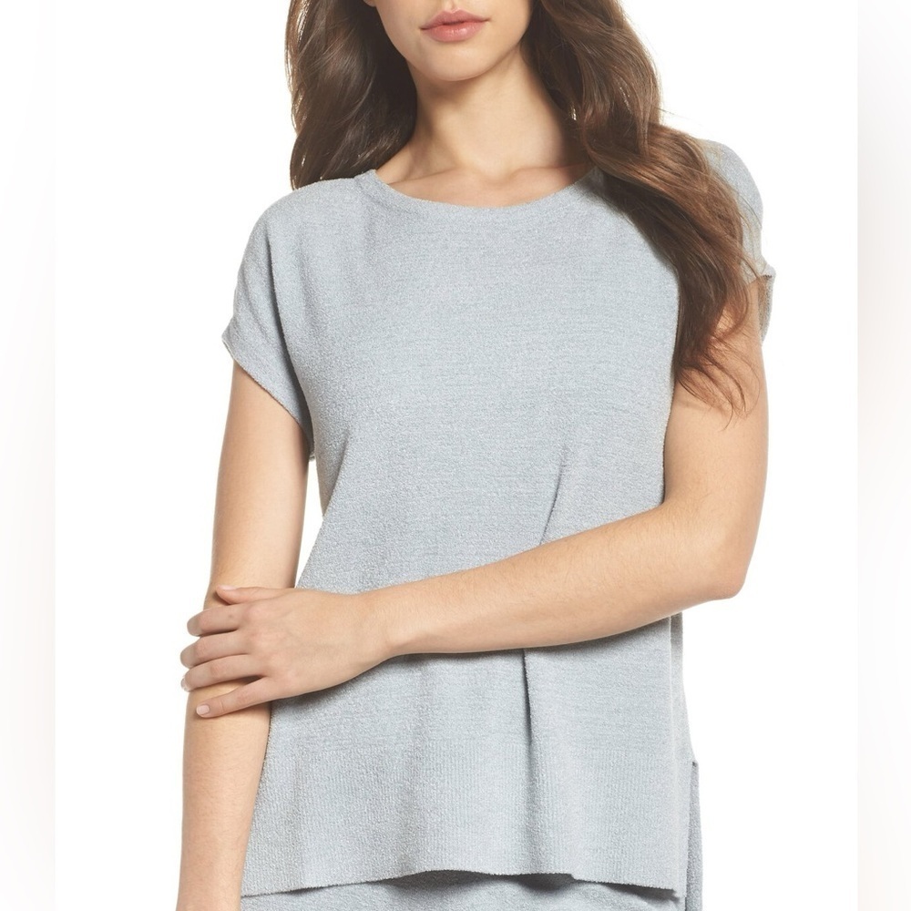 Barefoot Dreams Cozy Chic Ultra Lite Cap Sleeve Lounge top Large
